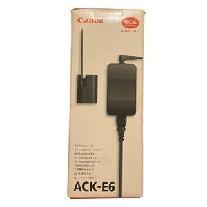 Canon AC Adapter Kit ACK-E6, Brand New in Box, $125